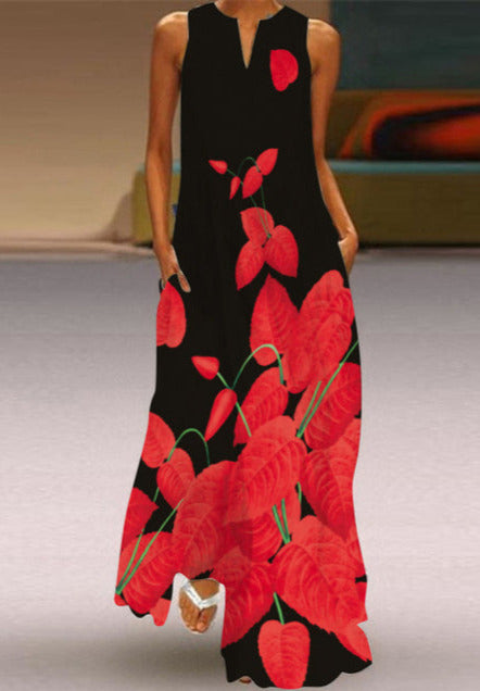 ILANA MAXI DRESS Red