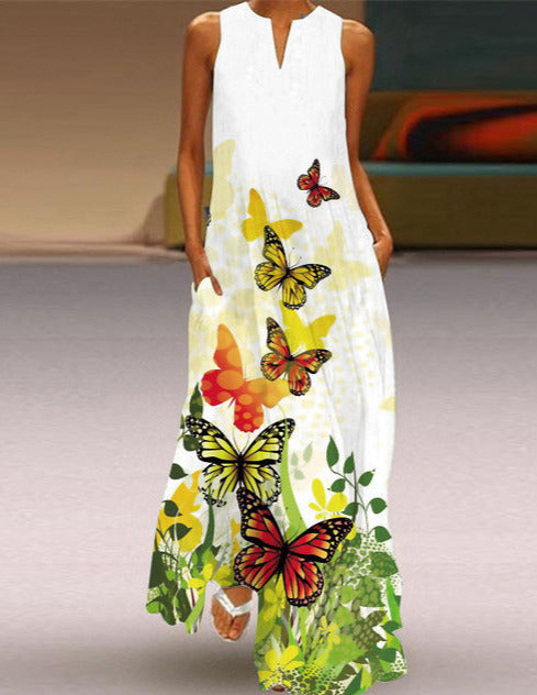 ILANA MAXI DRESS white