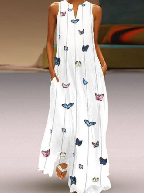 ILANA MAXI DRESS WQZ057-WHITE