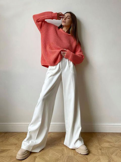 CAROL PANTS White