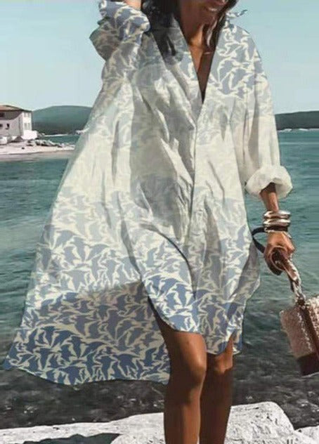 KELLY BEACH SHIRT Grey blue
