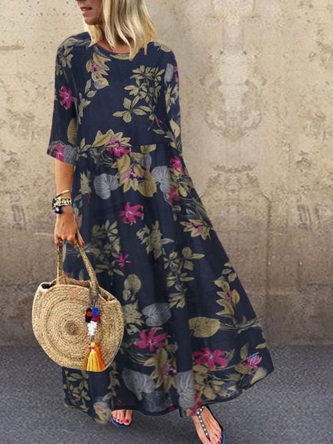 SCARLETT DRESS Navy