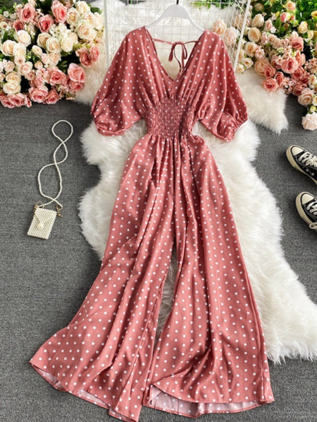 JULIA JUMPSUIT Pink One Size