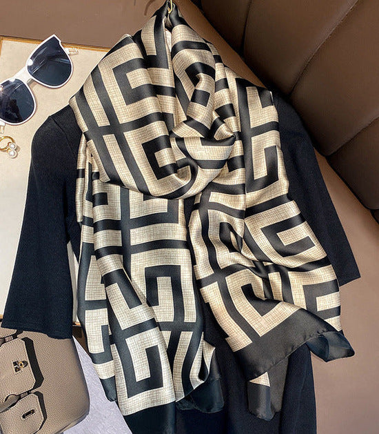 EVIE SCARF Black & White