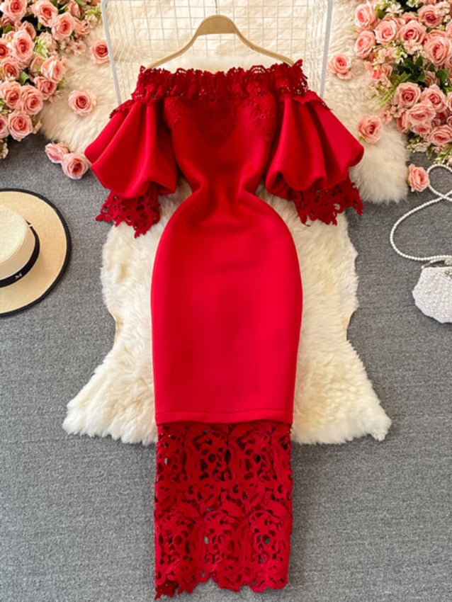 VIKTORIA DRESS Red