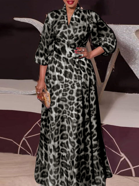 VIOLETTA LEO DRESS Grey