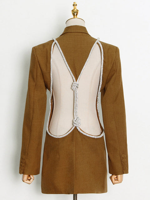 SALMA BLAZER brown