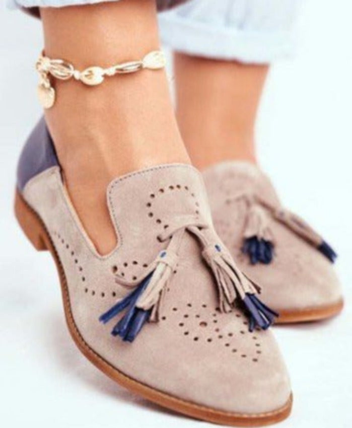 BETTY LOAFERS Pink gray
