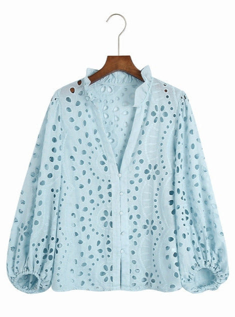 ANTALINA BLOUSE Blue