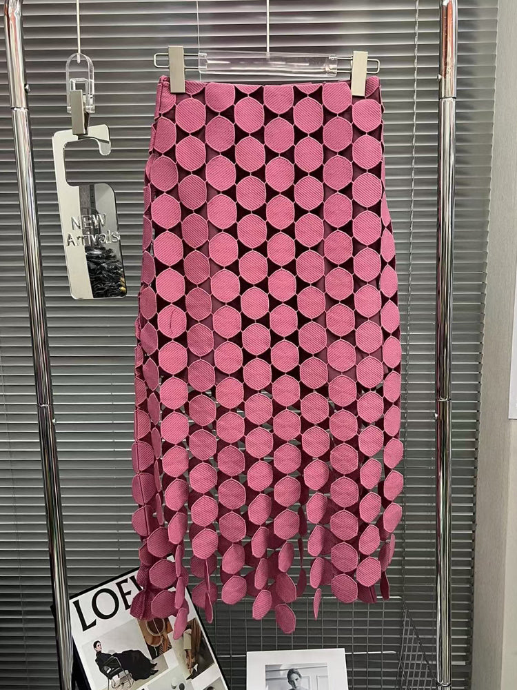 MARIA PATCHWORK SKIRT Candy