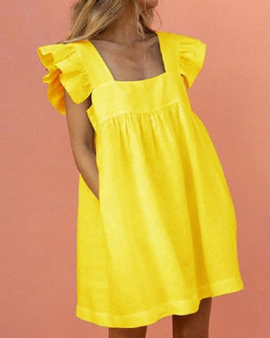 LUISA DRESS Yellow