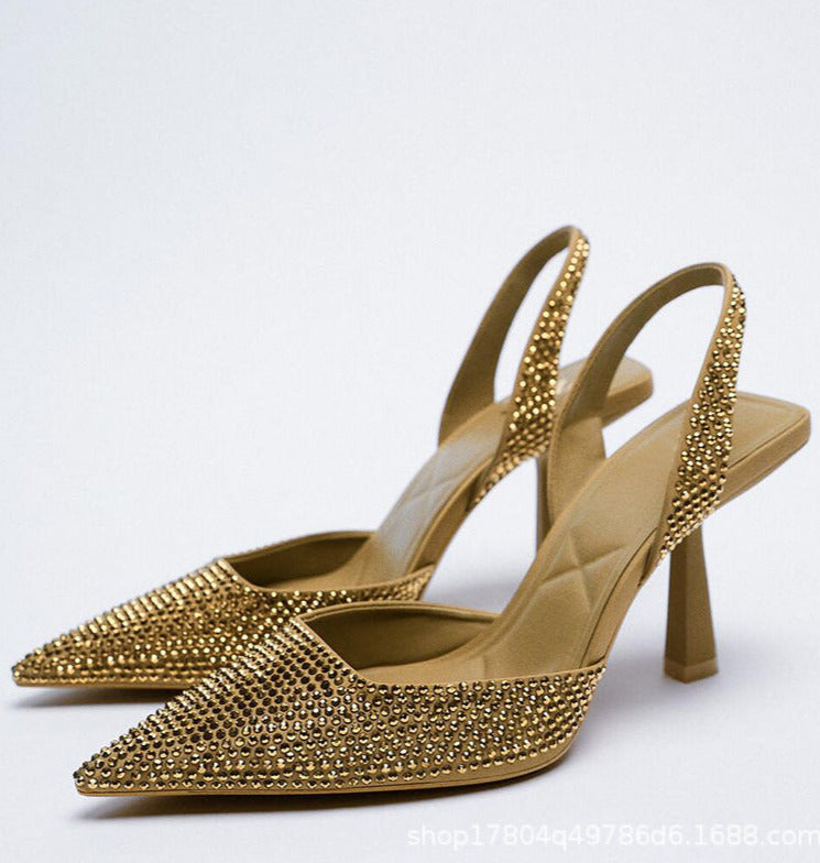 JESSICA HEELS gold