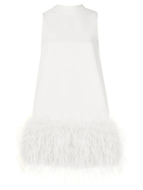 SHANNON DRESS white