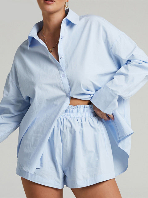 SOPHIE TWO PIECE SET Ice blue