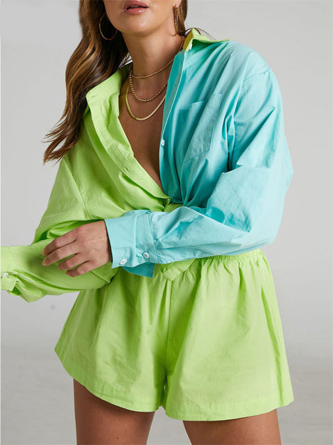 SOPHIE TWO PIECE SET Light green mint