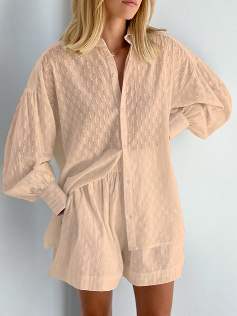 NINEL JACQUARD SUIT Khaki