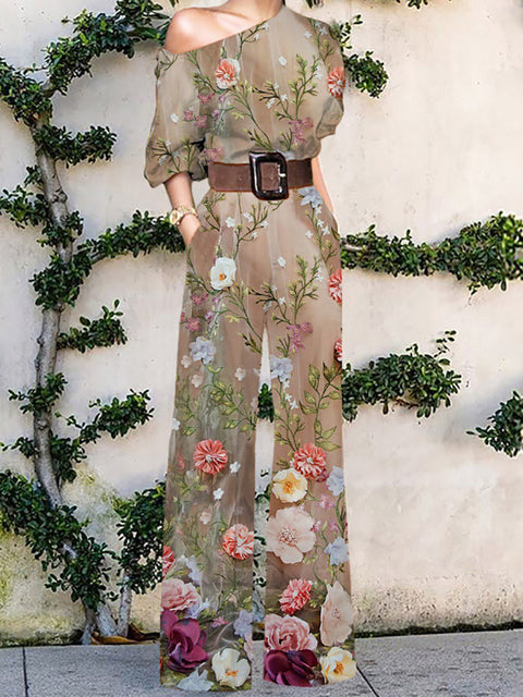 LEXY JUMPSUIT Beige