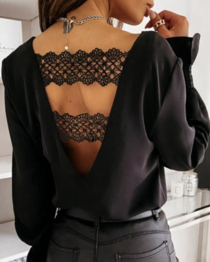CHELSEA BLOUSE black