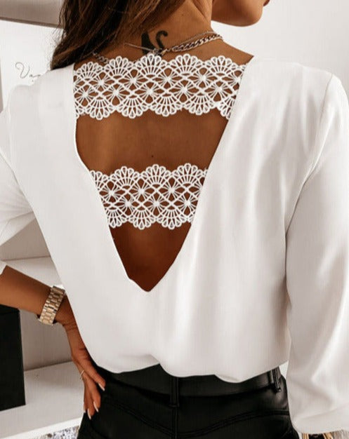 CHELSEA BLOUSE white