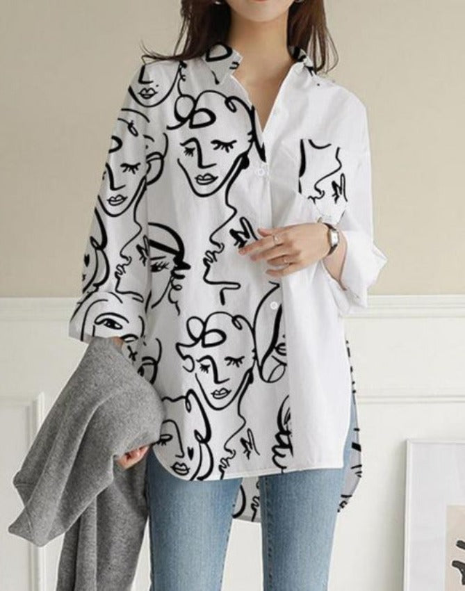 KIKI BLOUSE white
