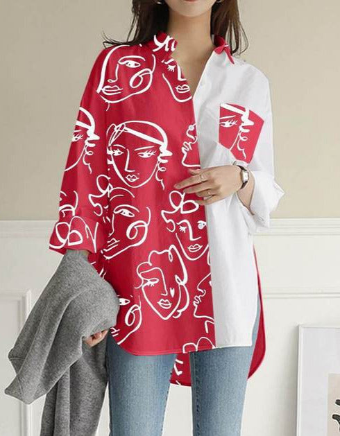KIKI BLOUSE red