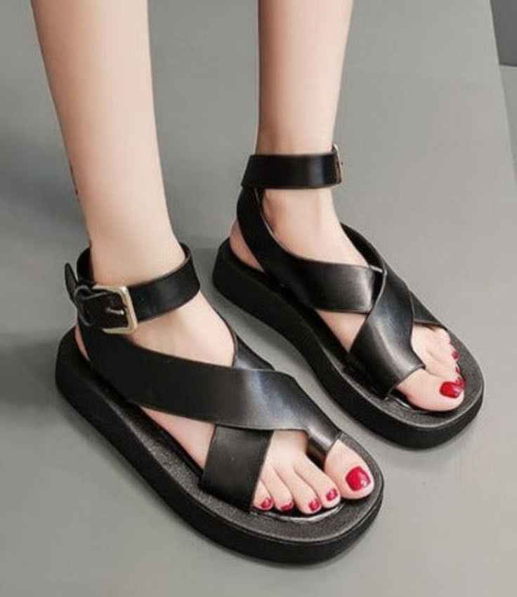 SASHA SANDALS Total black