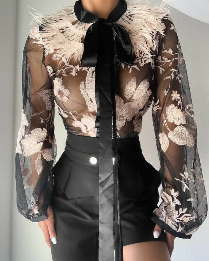 CYNTHIA BLOUSE black
