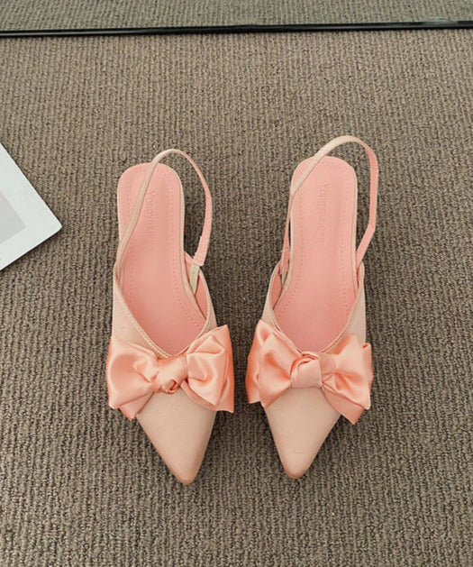 CRISTY BOW SANDALS Pink