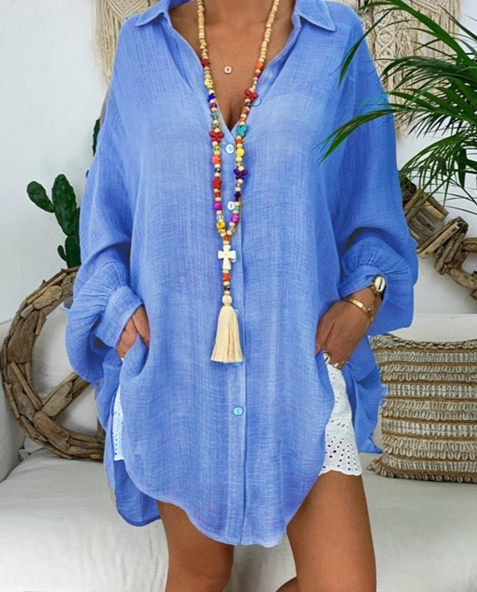 LINA SHIRT blue
