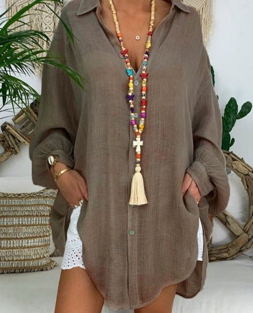 LINA SHIRT brown