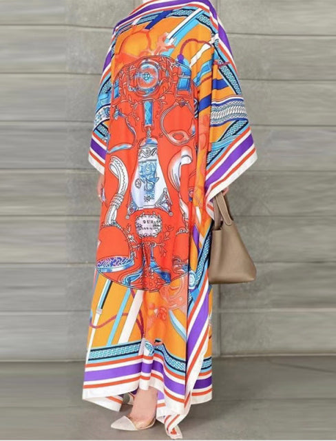IRIS MAXI DRESS Colorfull One Size
