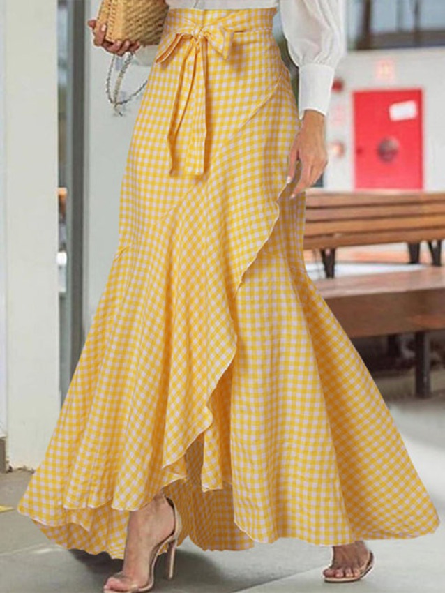 PIPA MAXI SKIRT Yellow