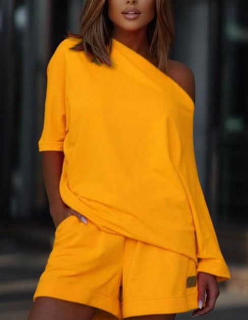 RONNA OVERSIZED SET Yellow