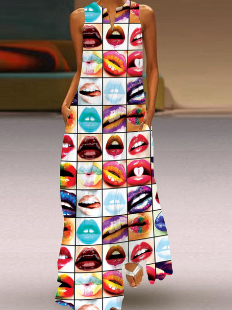 ELLA DRESS Colorfull kisses