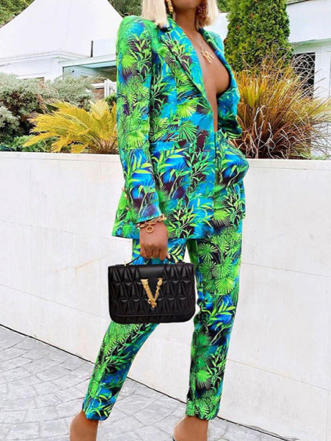 ELAINE SUIT Green