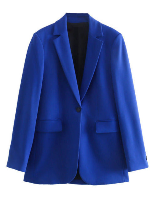 CHRISTINE JACKET AND SKIRT Blue jacket