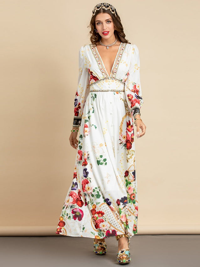 KIRSTEN DRESS white