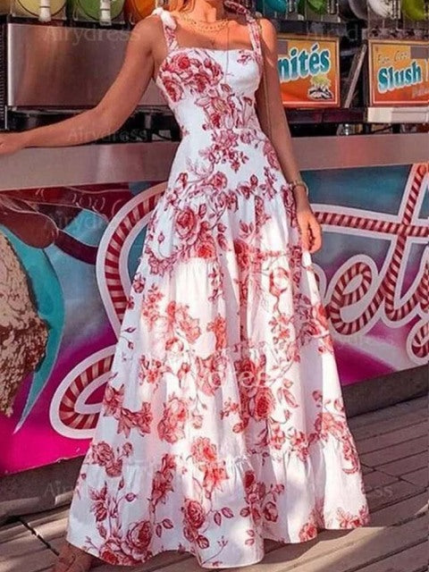 DEBRA MAXI DRESS Red