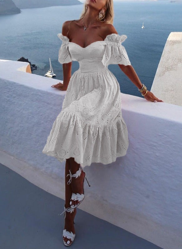 LOREN DRESS White