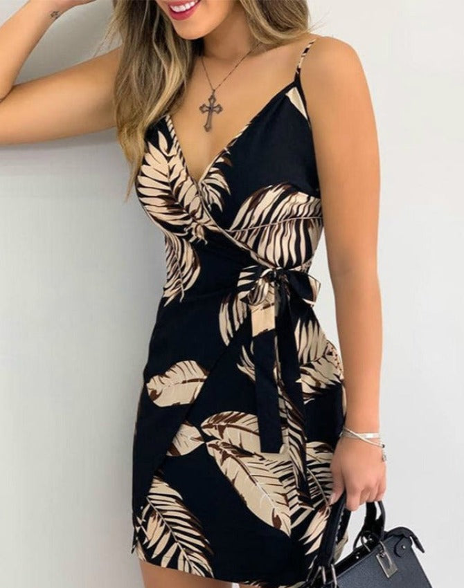 TAMARA MINI DRESS Brown