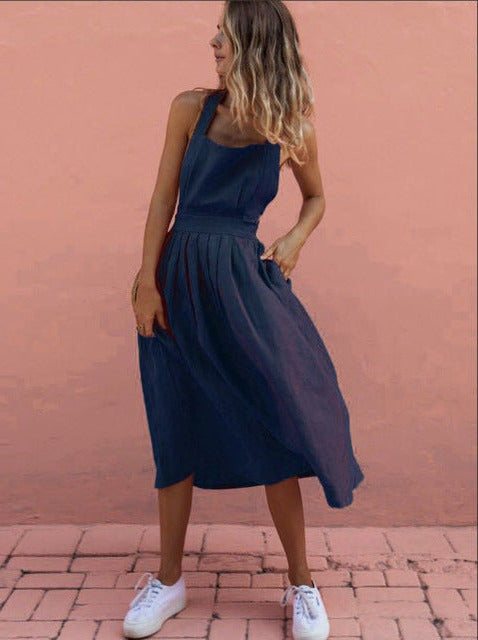 SIERRA DRESS Dark blue