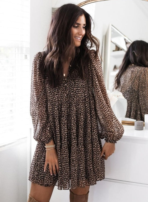 SANDRA DRESS Auburn