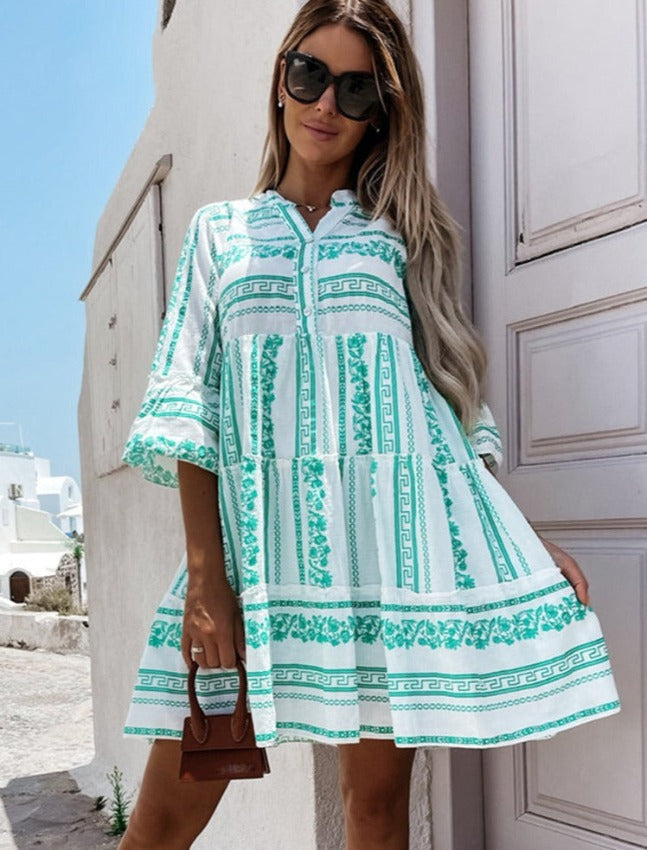 KINDY MINI DRESS Green