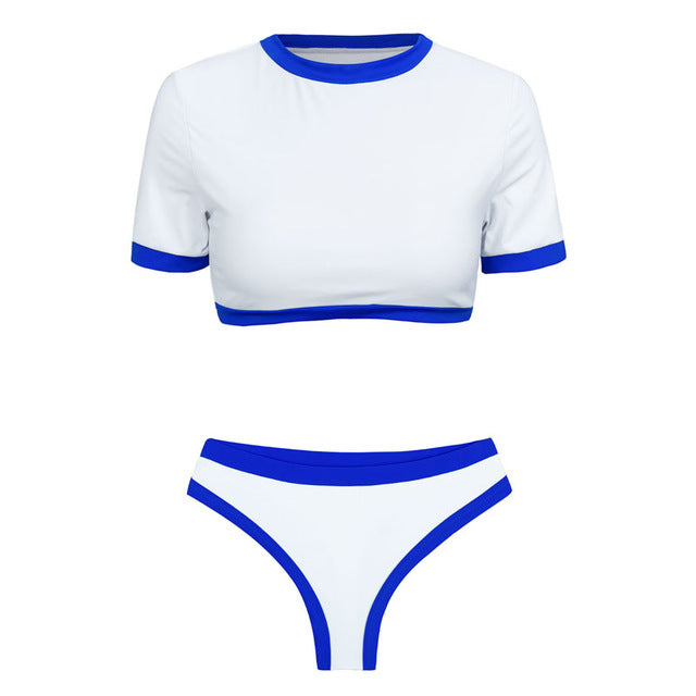 Knot Crop Top Bikini - 11 Colors