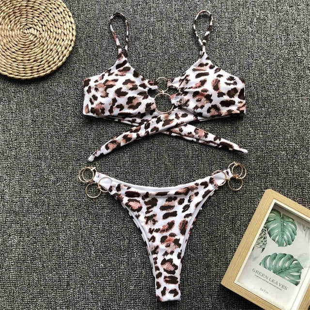 Rings Brazilian Bikini Leopard