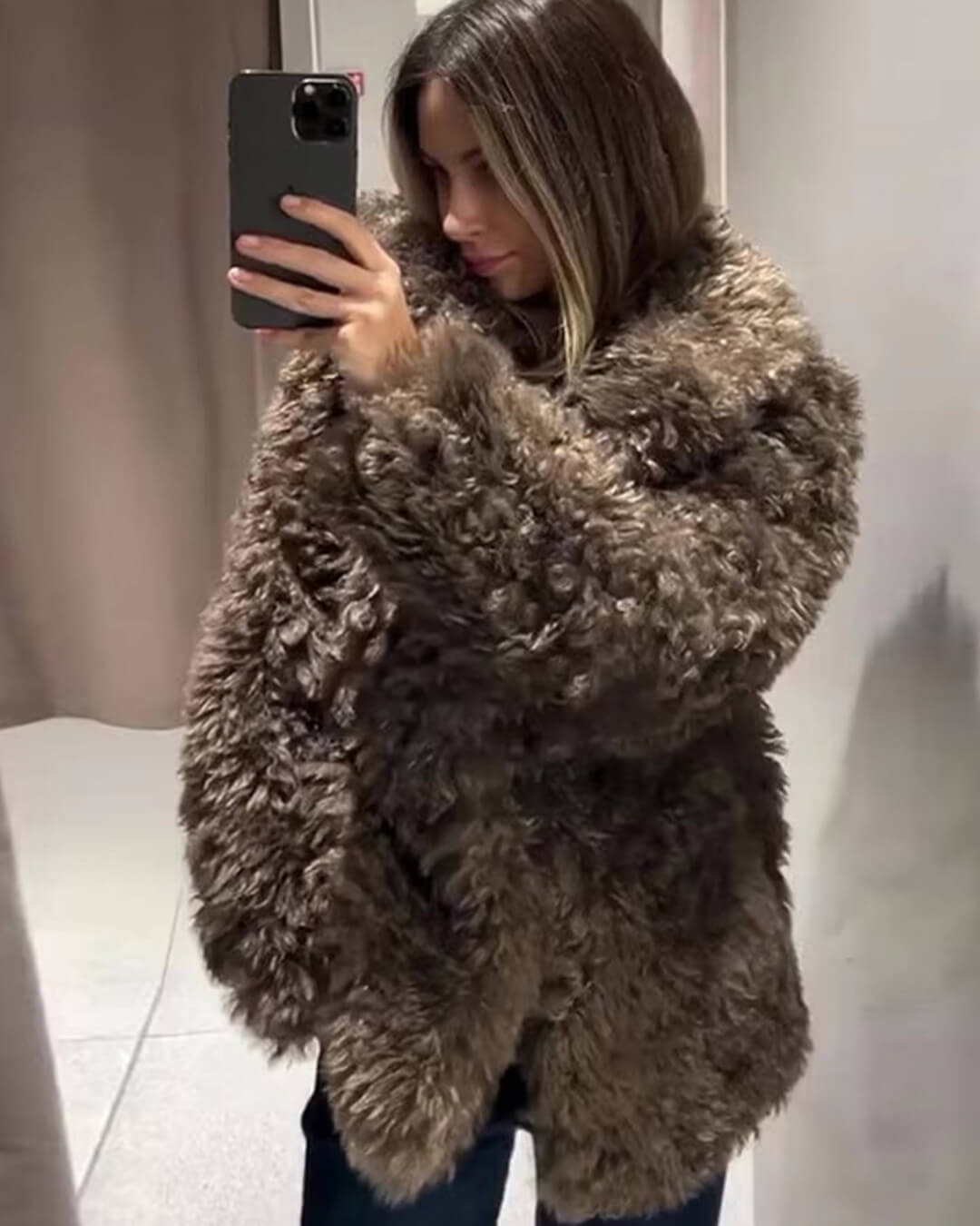 Caroline Faux Fur Jacket
