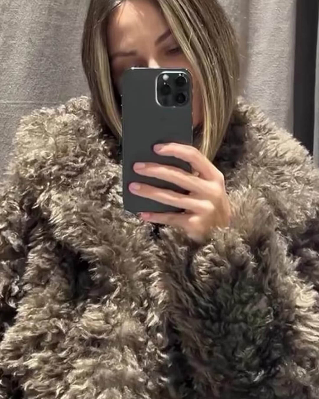 Caroline Faux Fur Jacket