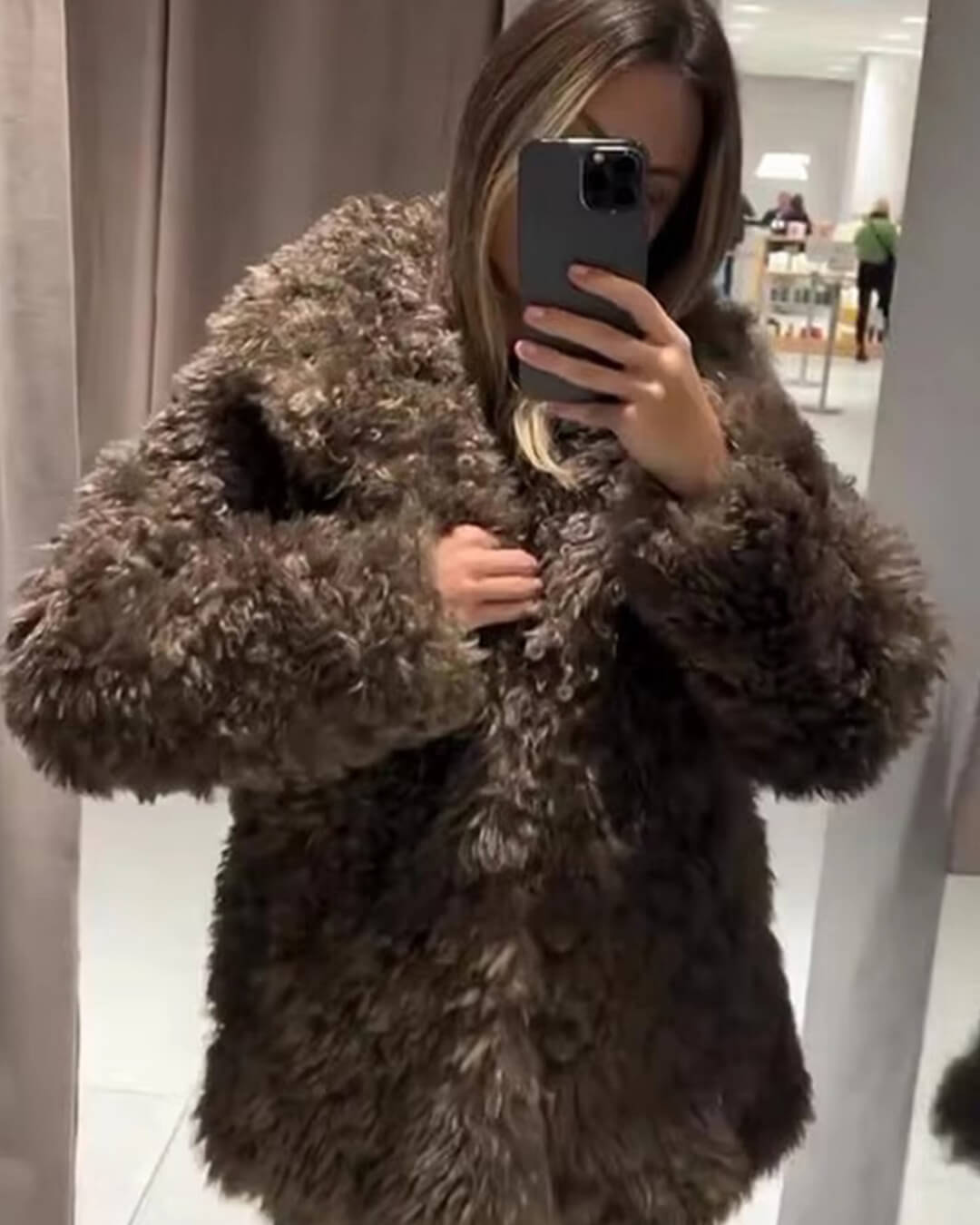 Caroline Faux Fur Jacket