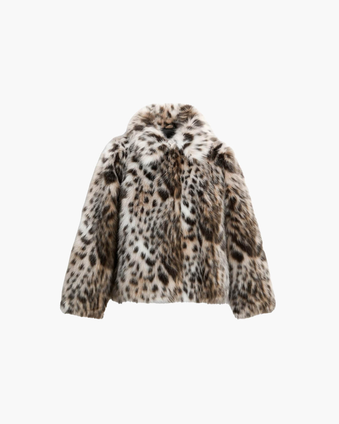 Demi Leopard Faux Fur Coat